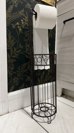Toilet Paper Roll Holder Stand