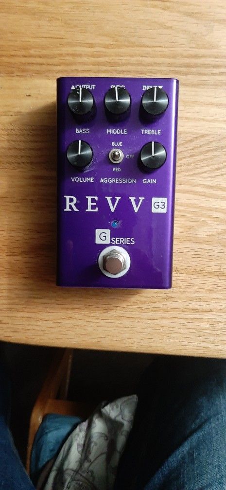 REVV G3 Guitar Distorsion Pedal Purple