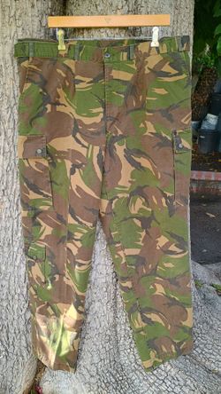 Men's DPM Camo Military Cargo Pants