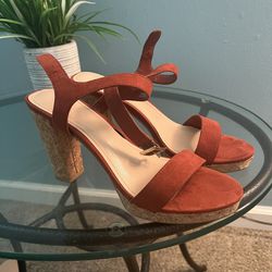 Orange Red Heels