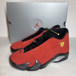 New Men’s Size 9 Nike Air Jordan 14 Retro 'Ferrari' 2025 IF5015-600 In Box