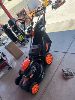 YARDMAX 22 in. 201 cc SELECT PACE 6 Speed CVT High Wheel RWD 3-in-1 Gas Walk Behind Self Propelled Lawn Mower