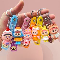 Cute & Collectible: adorable super soft, detailed Labubu sheep keychain to brighten your 