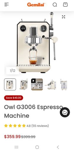 Gemilai Owl G3006 Espresso Machine