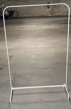 Metal Clothing Rack, Portable Garment Coat Organizer