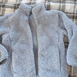 Uniqlo Blue Zip Up Girls 
