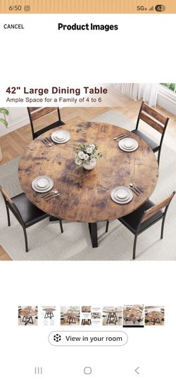 🔥 Round Dining Table – TABLE ONLY 🔥