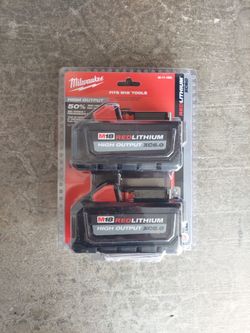 New Milwaukee Battery 6.0Ah HighOutput M18 - 2pack