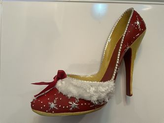 Beautiful Wine Bottle Holder Christmas Theme