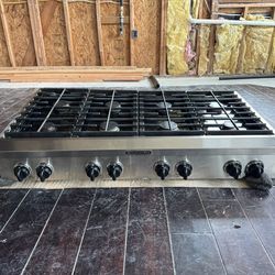 Kitchenaid 48” Commercial Gas Rangetop - Works Perfectly