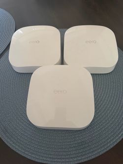 Eero 6 Pro Mesh Router & 2 Extenders (3 Pack)