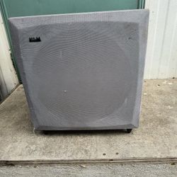 KLH Audio Systems E10 Amplified Home Theater Powered Cube Subwoofer 100 Watts