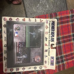 1998 Premier Replays lenticular baseball card featuring New York Yankees players Andy Pettitte and Derek Jeter.