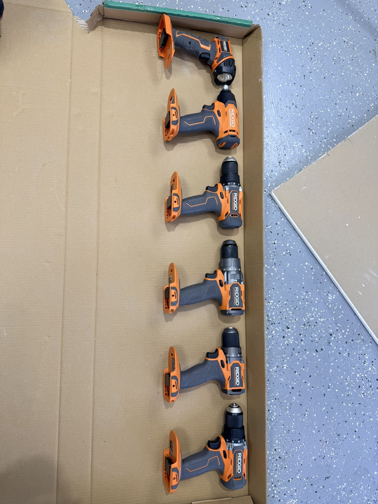 Drills And Flashlight