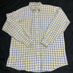 L.L. BEAN MENS WRINKLE AND STAIN RESISTANT BUTTON UP NWOT 
