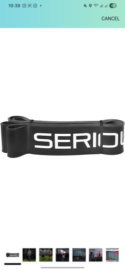 Assisted 41" Pull-Up Band, Resistance & Stretch, Powerlifting & Pull-up Assist Loop (Single Band)