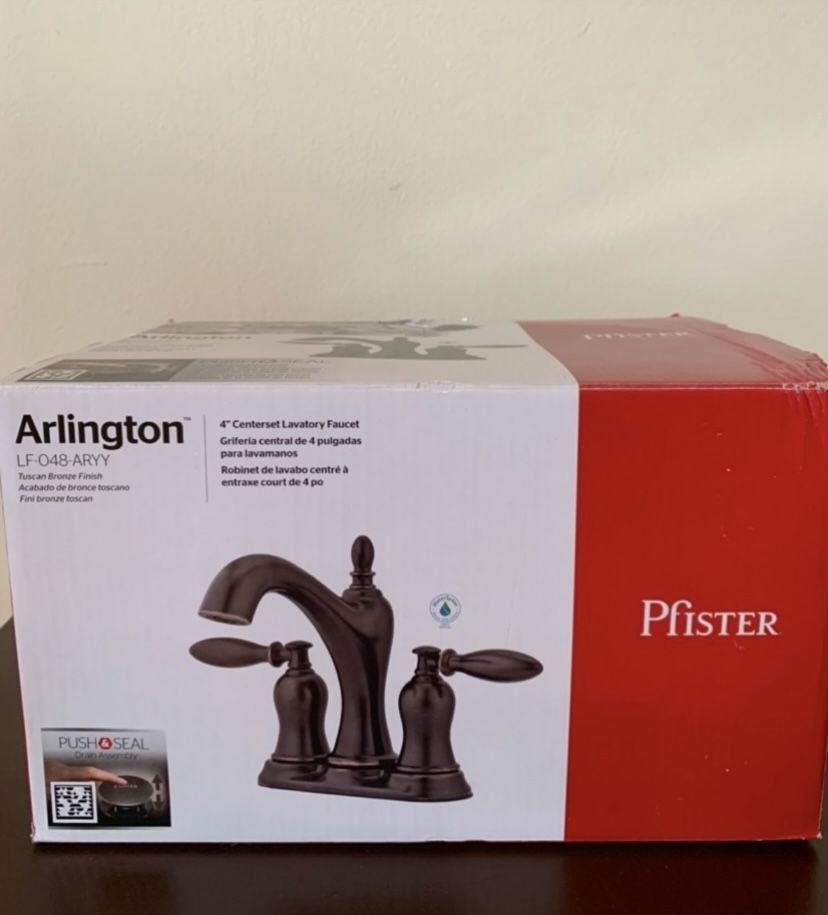 Pfister Bronze Bathroom Faucet-NEW