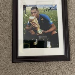 Kylian Mbappé framed picture 