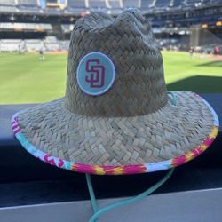 San Diego Padres City Connect Straw Hat Presale from game on 7/09/2025