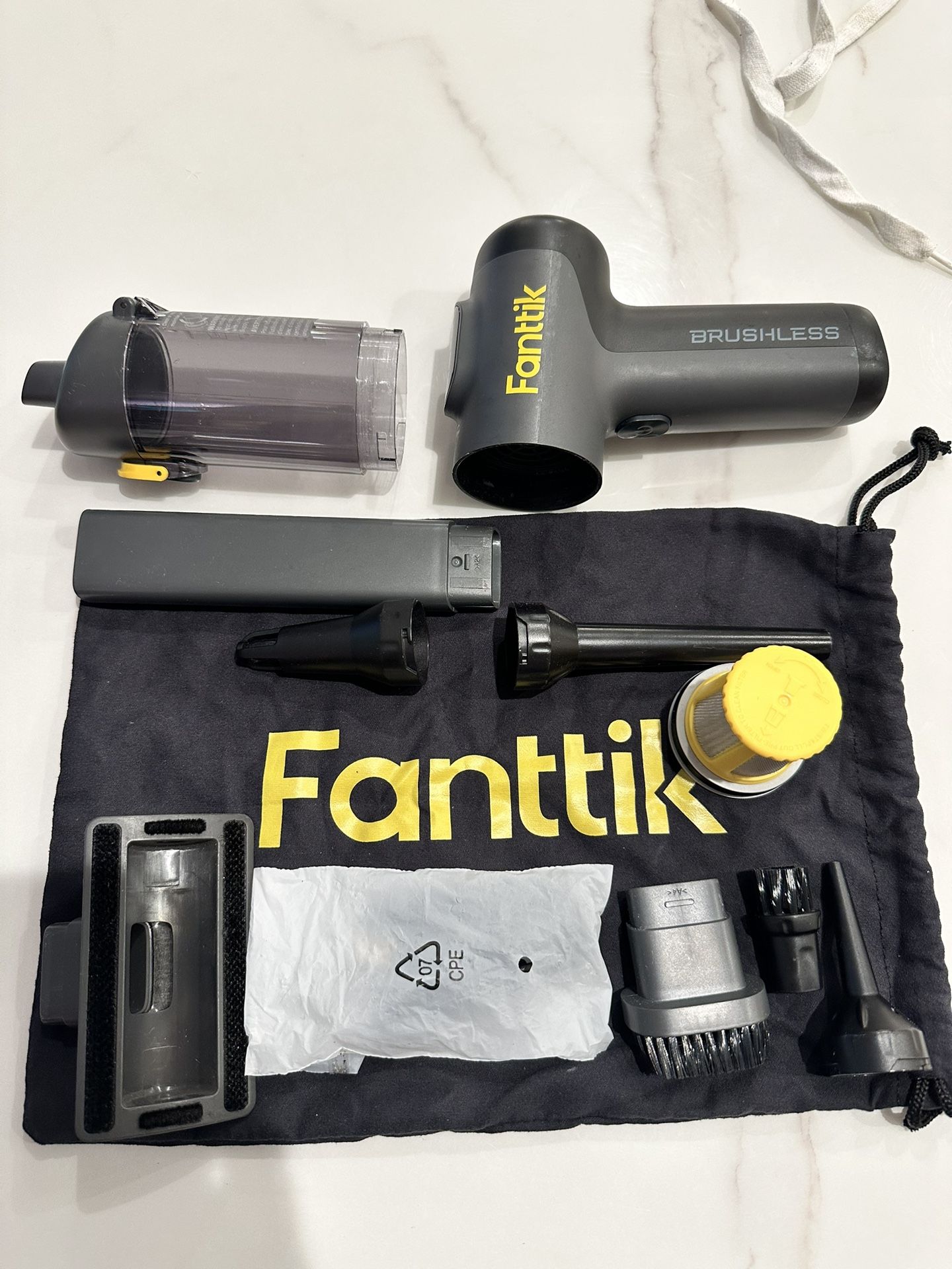 Cordless handheld vacuum cleaner (fanttik x100mix) Air Duster,