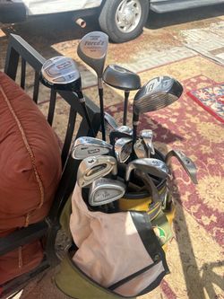 Mixed Golf Club Set with Bag