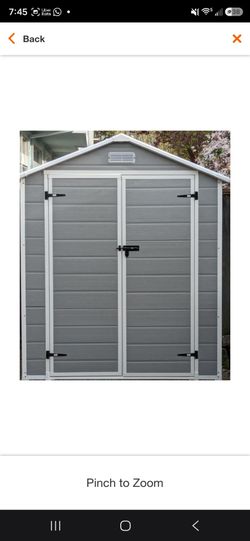 Outdoor Storage Shed with Double Doors