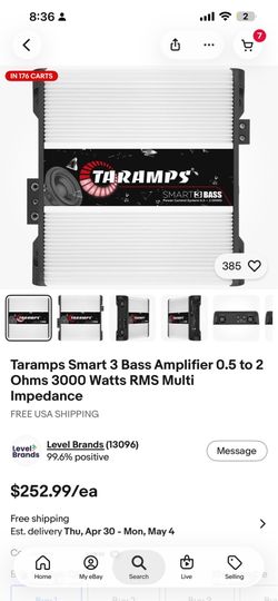 3k taramps smart amp