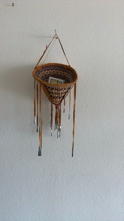 Janice Cobb Handmade Native American Apache Burden Basket