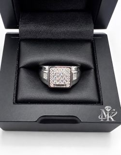 925 Sterling Silver 2.00CTW MOISSANITE Men’s Ring