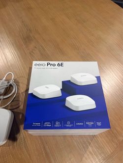 Eero Pro 6E Tri-Band Mesh Wi-Fi System 3-Pack