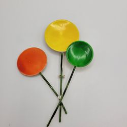 Rare Vintage Weiss Brooch Pin Mod Pop Art Baloon Bouquet 1960s RETRO Signed 4"
