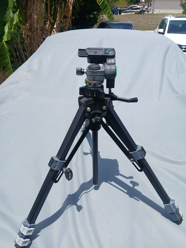 Camera.
Tripod
