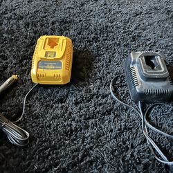 2 Dewalt Battery Chargers