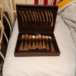 Brass Dinnerware Set 