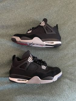 Jordan 4 Black Canvas 