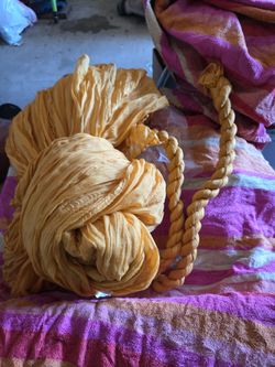 Gold cheese cloth runners