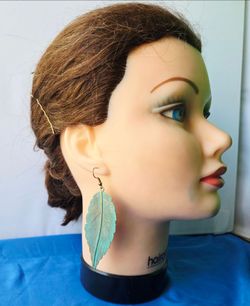 VINTAGE EARRINGS LOT OF FOUR PAIRS  HIPPIE STYLE