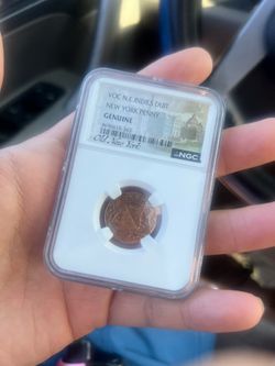 Slabbed First New York Penny