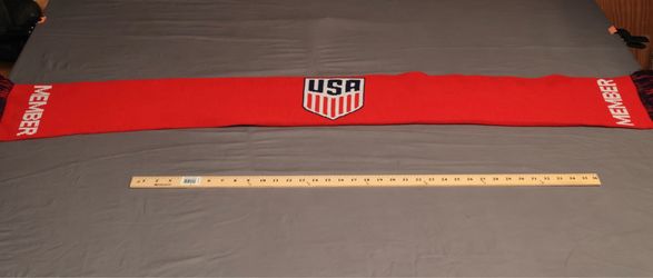 USA soccer scarf