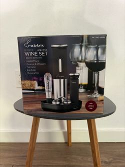 Rabbit 8 piece electric wine set