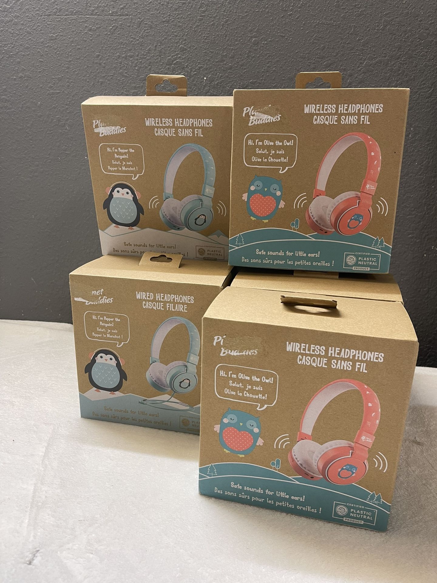 Planet Buddies Bluetooth Wireless Headphones V3