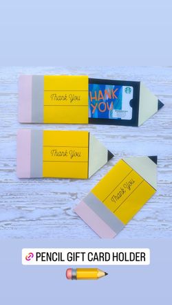Pencil gft card