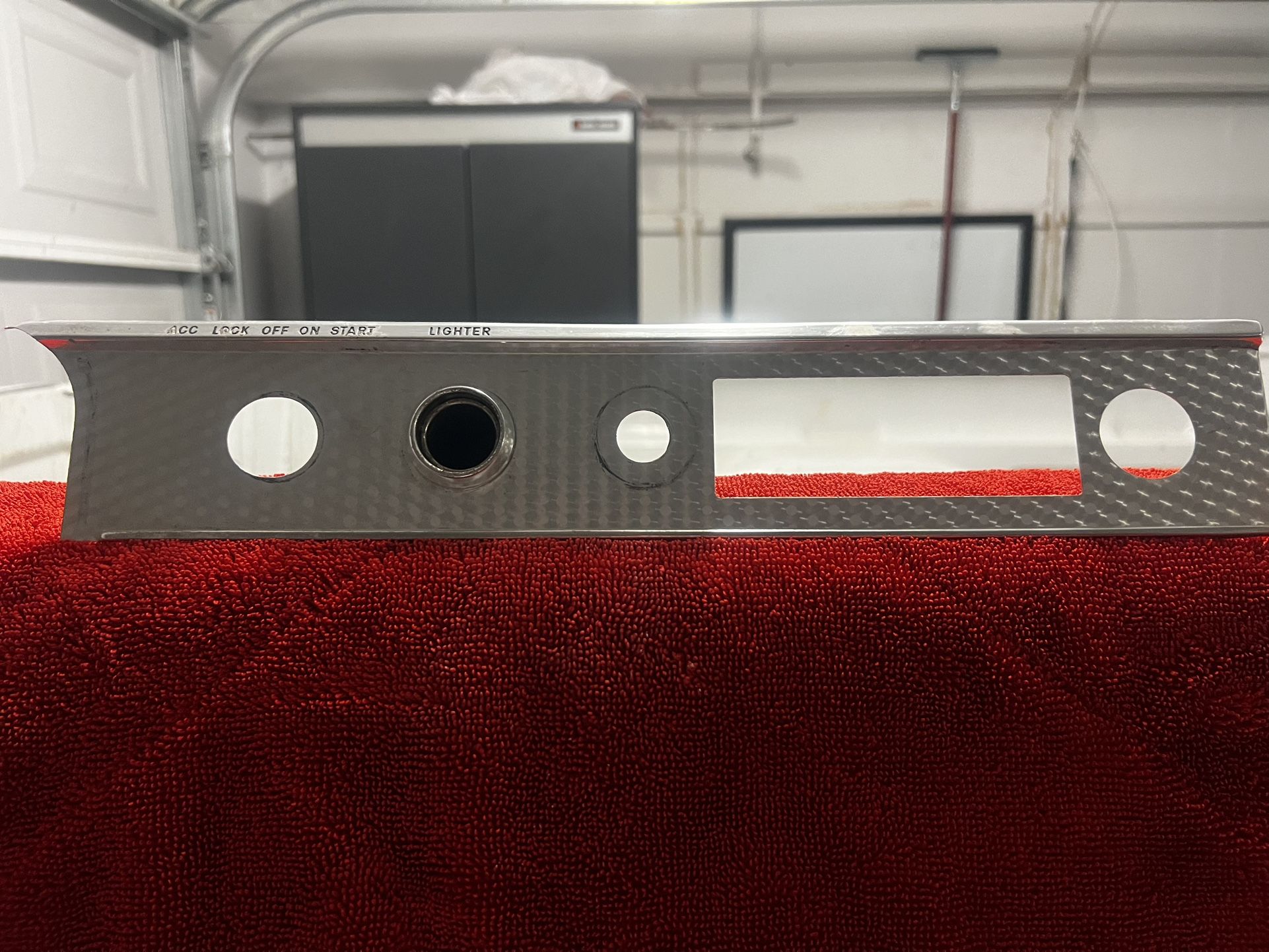 Original 64 SS Impala Radio dash trim
