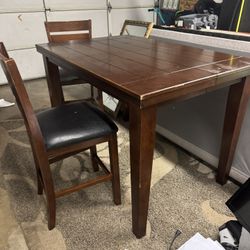 High Top Table With 2 Chairs  Obo 
