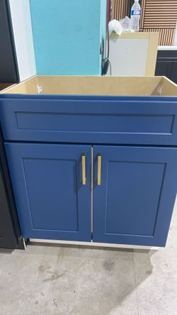 24/30/36" Solid Wood Vanity, Many Colors, No Countertop