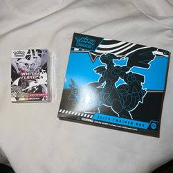 Pokemon Black Bolt Etb And White Flare Bundle 