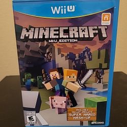 Minecraft: Wii U Edition (Wii U, 2015) Game Case Manual - Tested and Working