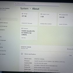 Dell Precision 5510 Workstation Laptop - Like New! (Xeon, 32GB RAM, 2GB GPU)
