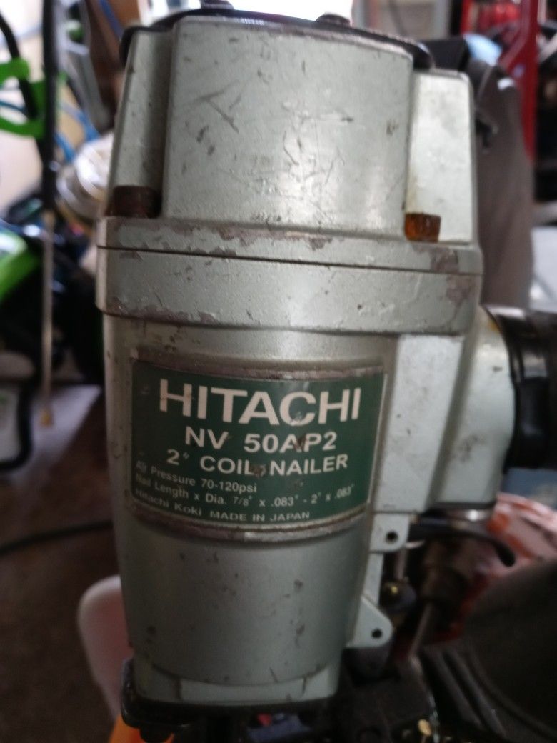 Hitachi 2" Coil Nailer Plastic Tack Blue
