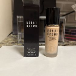 Bobbi Brown Weightless Skin Foundation N012 Porcelain Spf 15 Amazing Retail 57